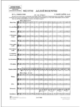 Suite algérienne op. 60 - SAINT-SAËNS - Partition - Grand format